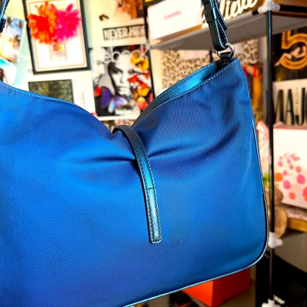 COACH LEATHER TRIMMED SHOULDER BAG - Picture 2 of 8